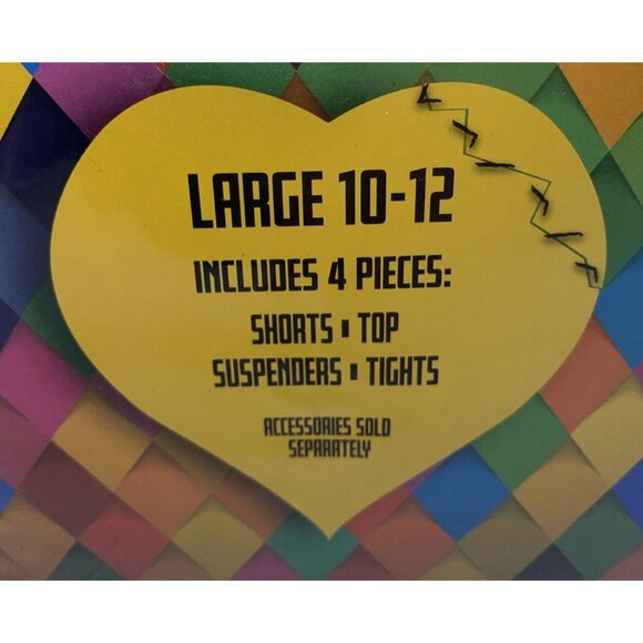 Harley Quinn Birds Of Prey 4 Piece Halloween Cosplay Costume Adult Large 10-12 - Picture 6 of 15